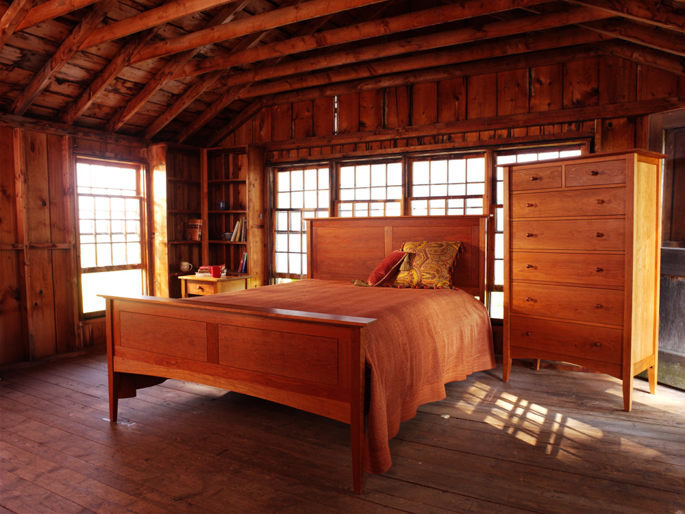 Canterbury bedroom in library