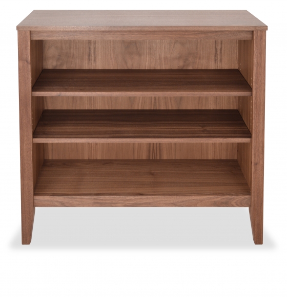 Bookcase Horizon walnut angle