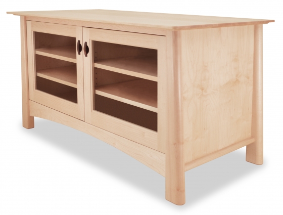TV Console 1 Harvestmoon Maple angle