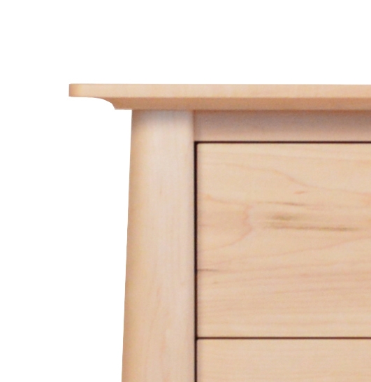 Nightstand 3 Drawer Harvestmoon Maple Detail 1