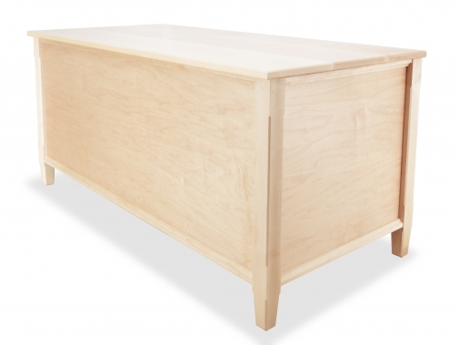 Blanket Chest Shaker maple angle