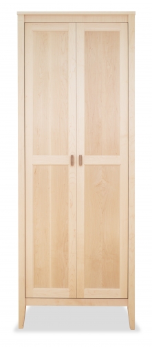 Bookcase 4 Horizon Maple with wood doors