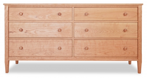 Dresser 6 Drawer Shaker Cherry