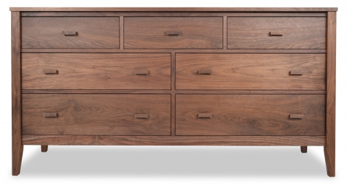 Dresser 7 Drawer Horizon Walnut