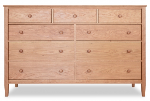 Dresser 9 Drawer Shaker Cherry