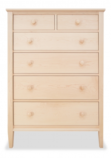 Chest 6 Drawer Shaker Maple
