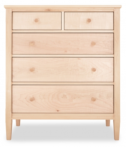 Chest Shaker 5 Drawer Maple
