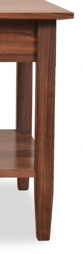 End Table Shaker with Shelf 2 Walnut1