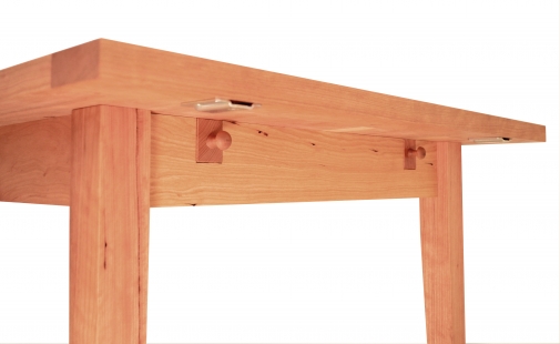 Table Harvest Style End Leaf Slide Detail