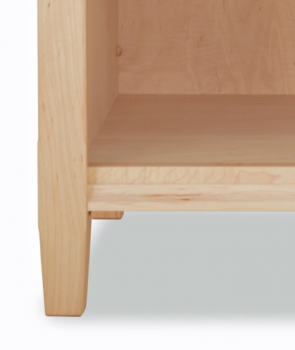 Nightstand Shaker One Drawer Maple Detail 2
