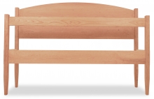 Arched Bed with Blanket Rail Queen-Cherry Bed Arched with Blanket Rail Queen-Cherry