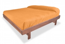 Bed Contemporary Dovetail Walnut Bed Contemporary Dovetail Walnut