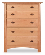 Chest 5 Drawer Harvestmoon-Cherry Chest 5 Drawer Harvestmoon-Cherry