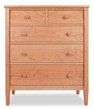 Shaker 5 Drawer Chest Cherry Chest 5 Drawer Shaker Cherry