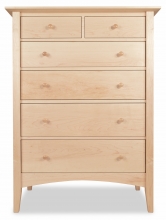 Canterbury 6 Drawer Chest Maple Chest 6 Drawer Canterbury Maple