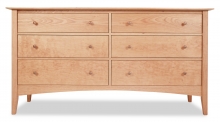 Canterbury 6 Drawer Dresser Cherry Dresser 6 Drawer Canterbury Cherry