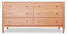 Shaker 6 Drawer Dresser Cherry Dresser 6 Drawer Shaker Cherry