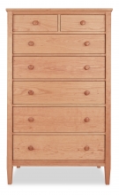Shaker 7 Drawer Chest Cherry Chest 7 Drawer Shaker Cherry