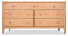 Shaker 7 Drawer Dresser Cherry Dresser 7 Drawer Shaker Cherry