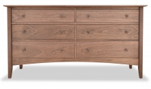Canterbury 6 Drawer Dresser Walnut Dresser 6 Drawer Canterbury Walnut