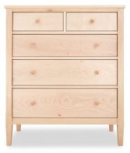 Shaker 5 Drawer Chest Maple Chest Shaker 5 Drawer Maple