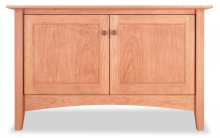 TV Console 1 Canterbury with Doors Cherry