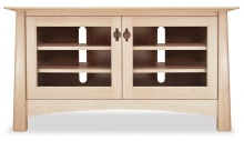 Harvestmoon TV Console 1 with Glass Doors Maple