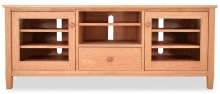TV Console 2 Shaker with Drawer and Doors Cherry 