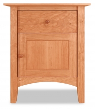 Canterbury 1 Drawer Nightstand with Door Nightstand Canterbury 1 Drawer with Door