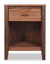 Nightstand 1 Drawer Horizon Walnut