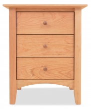 Canterbury 3 Drawer Nightstand Cherry Nightstand Canterbury 3 Drawer Cherry