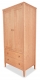 Armoire 2 Drawer Shaker Cherry