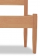 Bed Shaker Arch Queen Cherry straight footboard Detail 2