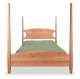 Bed Four Post Custom Cherry front