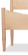Shakermoon Bed Queen-Maple Detail 1