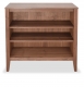 Bookcase Horizon walnut angle