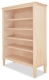 Bookcase Shaker 73" H-angle Maple