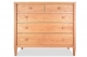 Chest 5 Drawer 46" Wide Shaker Cherry