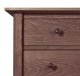 5 Drawer Chest Canterbury Walnut detail 1