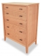 Chest 5 Drawer Horizon Cherry