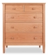 Chest 5 Drawer Shaker Cherry