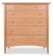 Chest 6 Drawer 48" wide Canterbury Cherry
