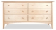 Dresser 6 Drawer Canterbury Maple