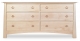 Dresser 6 Drawer Harvestmoon Maple