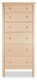 Lingerie Chest 6 Drawer Shaker Maple