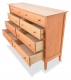Dresser Canterbury 8 Drawer cherry detail 3