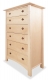Chest 6 Drawer Harvestmoon maple angle 2