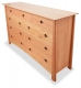 Dresser 9 Drawer Harvestmoon cherry