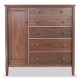 Gents Chest Shaker Walnut