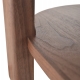 Coffee Table Harvestmoon Walniut oval w shelf detail 2